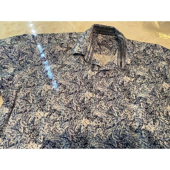 Marcelo Sport XL Mens Blue Branch Designer - Picture 5 of 7
